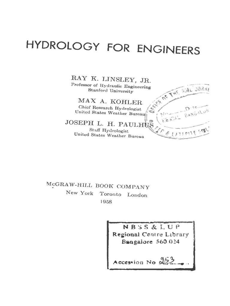 hydrology for dummies