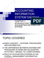Chap 1 ACCOUNTING INFORMATION SYSTEM