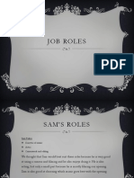  Planning Job Roles