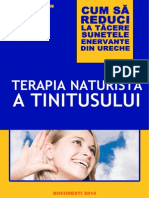 Terapia Naturista a Tinitusului