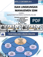 Tantangan Lingkungan Dalam Manajemen SDM