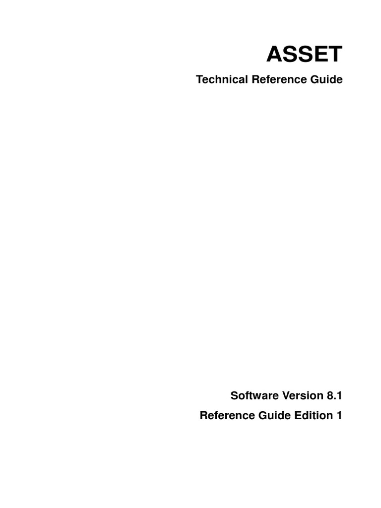 ASSET Technical Reference Guide | PDF | General Packet Radio Service ...
