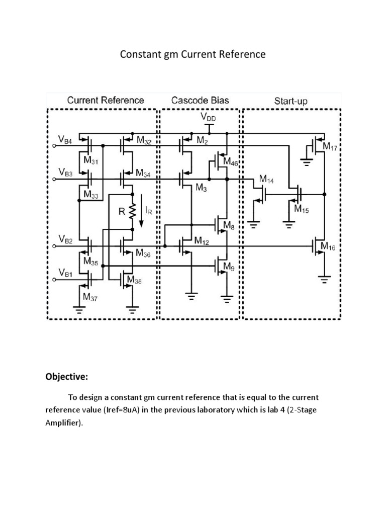 Constant GM Current Reference PDF