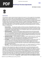 Audit of Power Purchase Agreements