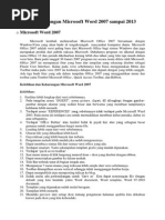 Download Perkembangan Microsoft Word 2007 Sampai 2013 by sarijuicy SN248165064 doc pdf