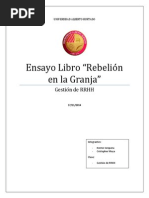 Ensayo Rebelión en la Granja 