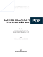 Bazi Özel Gidalarda Ve Fermente Gidalarda Kali̇te