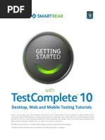 Getting Started With Testcomplete PDF