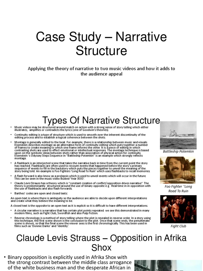 Case Study Narrative Structure Revised PDF Narrative
