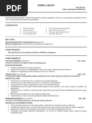 Junior Project Manager in Westchester County NY Resume Joshua Grant