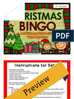 Bingo - Christmas Addition and Subtraction 2nd Preview