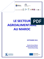 Etude sur le secteur agroalimentaire maroc