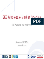 Presentation of the Study on SEE Wholesale Market Opening, PYORY and Nord Pool