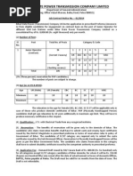 Bihar State Power Transmission Company Limited: Job Contract Notice No.:-01/2014