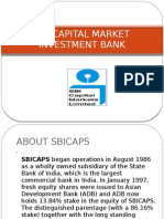 Sbi Capital Market Investment Bank