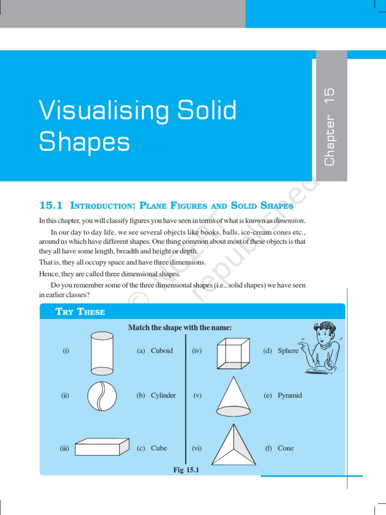 Visualisinf Solid Shapes | PDF