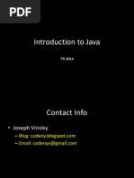 Introduction To Java PP1