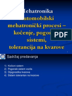 05 - Mehatronika - Auto Mehatr Procesi Kocenje Pogonski Sistemi Tolerancija Na Kvarove