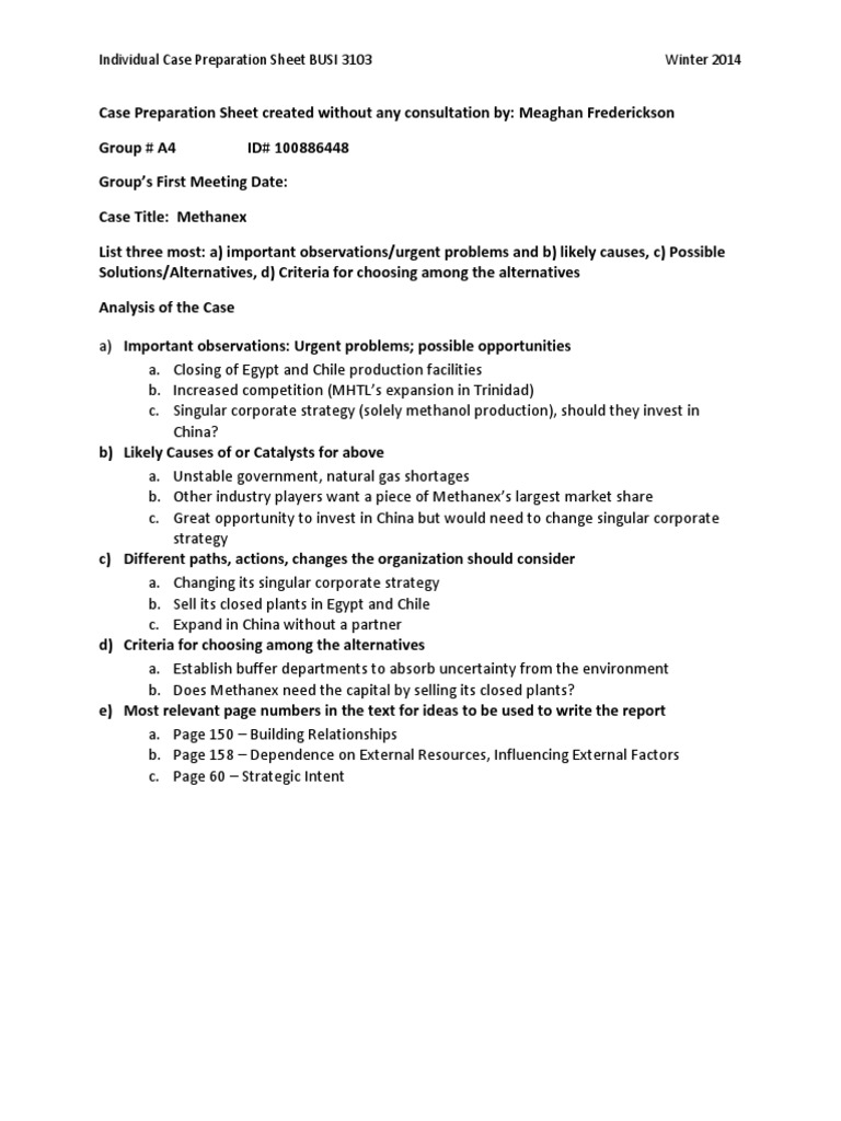 Methanex case adverse inference image