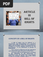 Article III Bill of Rights