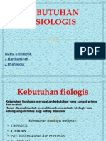 Kebutuhan Fisiologis