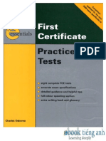 First Certificate Practice Tests