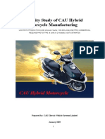 Feasibility of CAU Hybrid Motorcycle Manufacturing