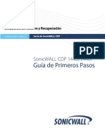 Sonicwall Cdp 2.2 1440 2440 Gsg Espanol