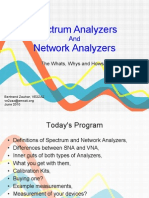 Network and Spectrum Analyzers