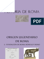 PPT RESUMEN Historia de Roma