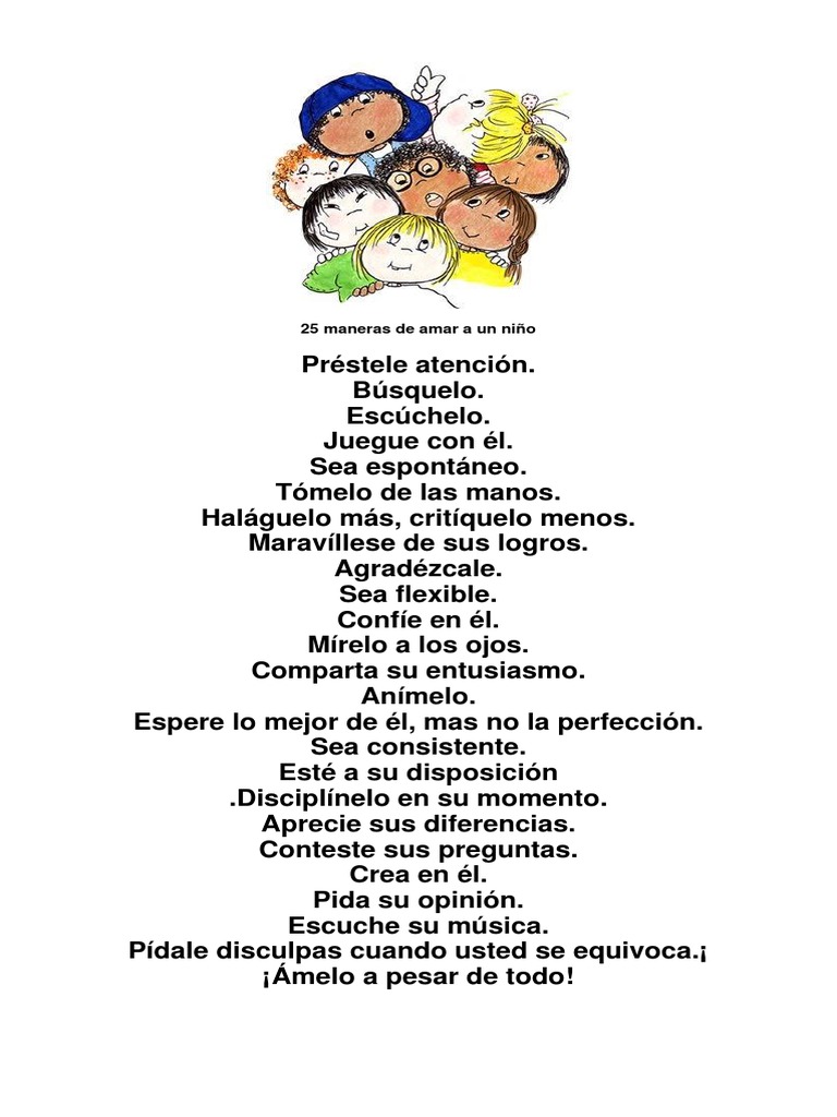 25 Maneras de Amar a Un Niño, PDF, Jean-Jacques Rousseau