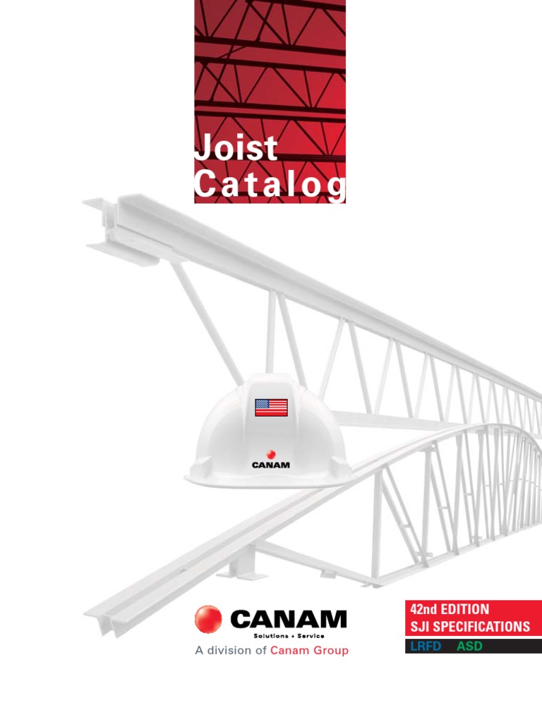 Canam Joist Catalog PDF Truss Engineering