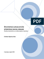 Statistica aplicata in stiintele socio-umane. Volume 2 (Romanian).pdf