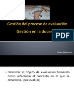 Gestión y Evaluación en Educación