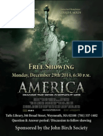 America Imagine The World Without Her Showing at the Tufts Library Weymouth, MA December 29, 2014