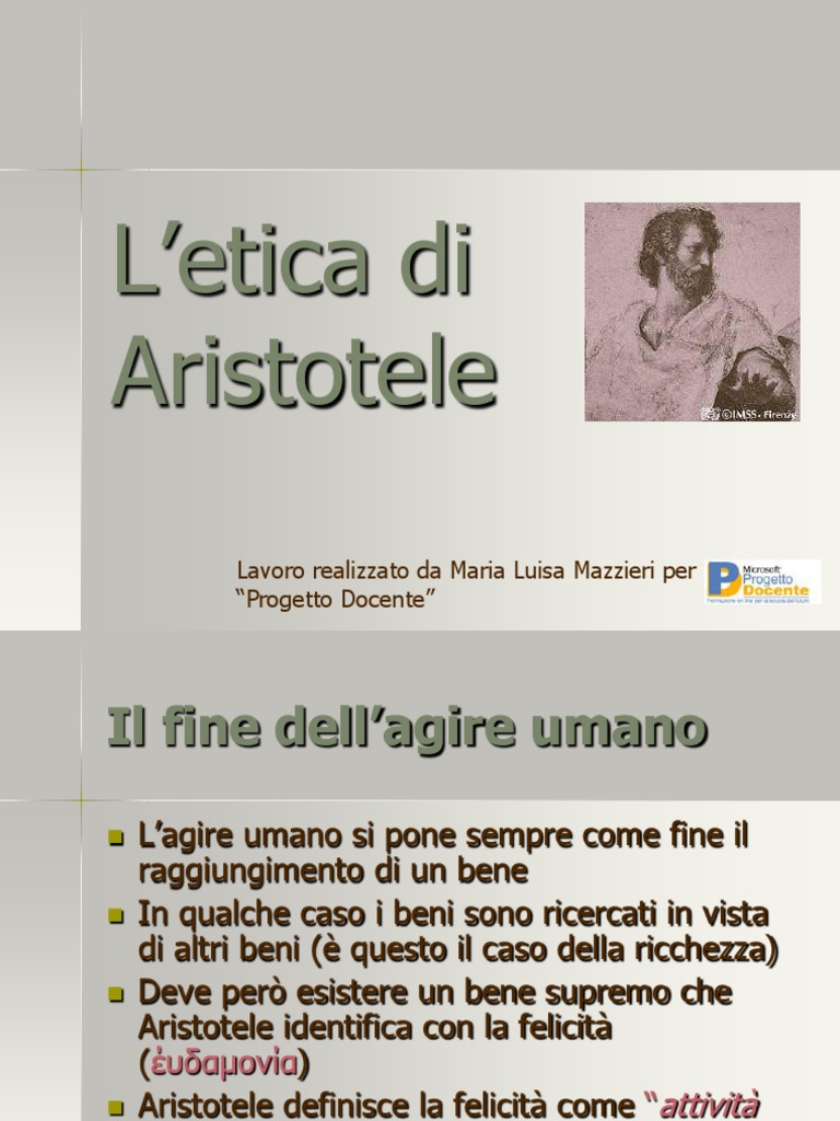 Etica Di Aristotele