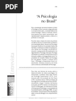 A psicologia no Brasil