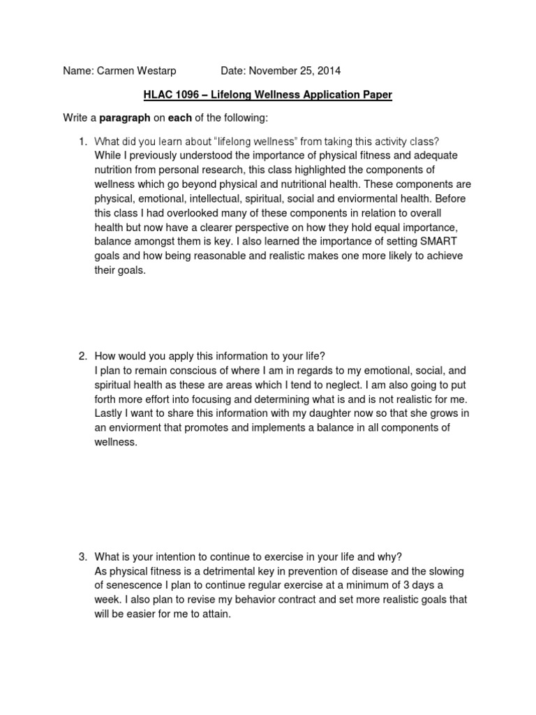 Lifelongwellness | PDF