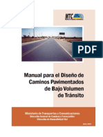 Manual de Diseño de Caminos Pav Bajo Vol de Transito