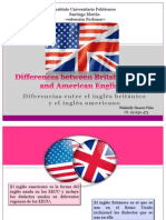 Differences Between Britsh English and American English