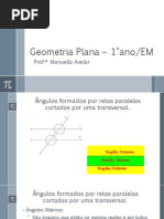 Geometria Plana – 1°ano