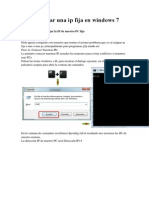 Como Asignar Una Ip Fija en Windows 7