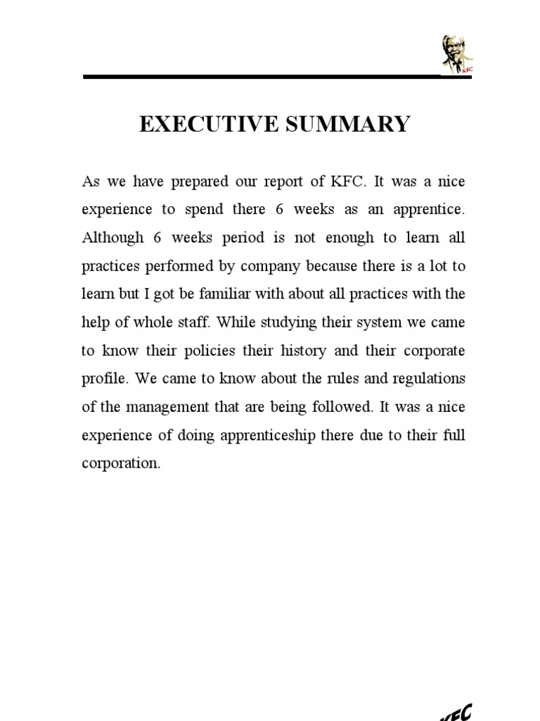 Executive Summary Human Resources Recruitment