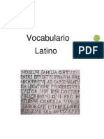Vocabulario Latino