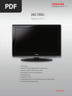 720P HD LCD TV: Preliminary