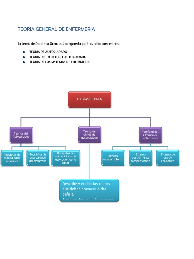 Teoria de enfermeria orem