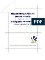 Fasset Negotiating Skills to Reach a Deal 2012 Workbook