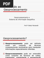 Geoprocessamento - Conceito, Historico e Evolução