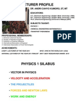 Chapter 1 Vector in Physic - 2013