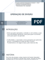 Apresentação Da Operação de Divisão - Matemática Básica